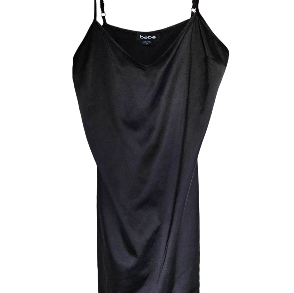 Bebe Satin Slip Dress
